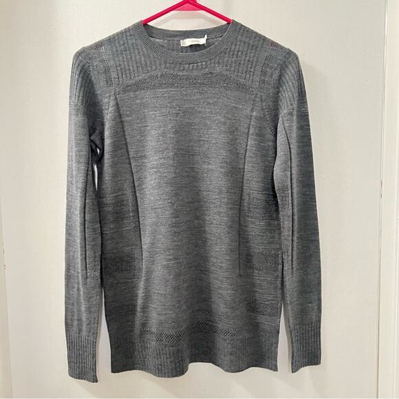 Vince Engineered Mesh CrewNeck Sweater Size Extra Small XS - Picture 4 of 8